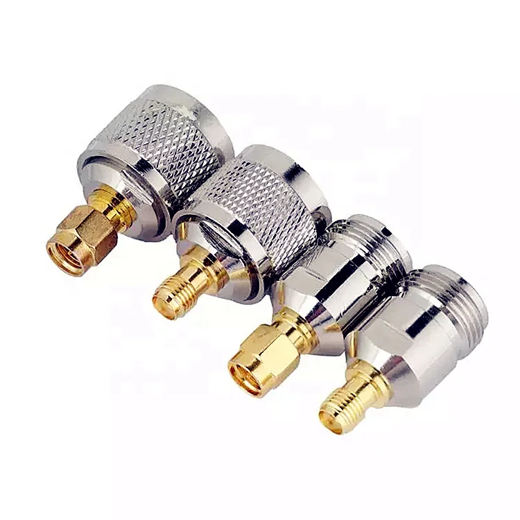 N Male to SMA Male Adapter Radio Antenna Converter for WiFi Antenna Broadcast Radio