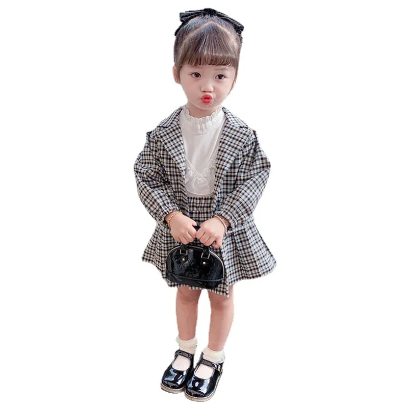 Robe Tutu Style Paysanne Pour Petite-filles, Avec Manteau À Carreaux,  Costume, Ensemble De Vêtements Pour Enfants, Tenue De Fête Très Tendance, 2  Pièces - Bébé De Uniformes - AliExpress