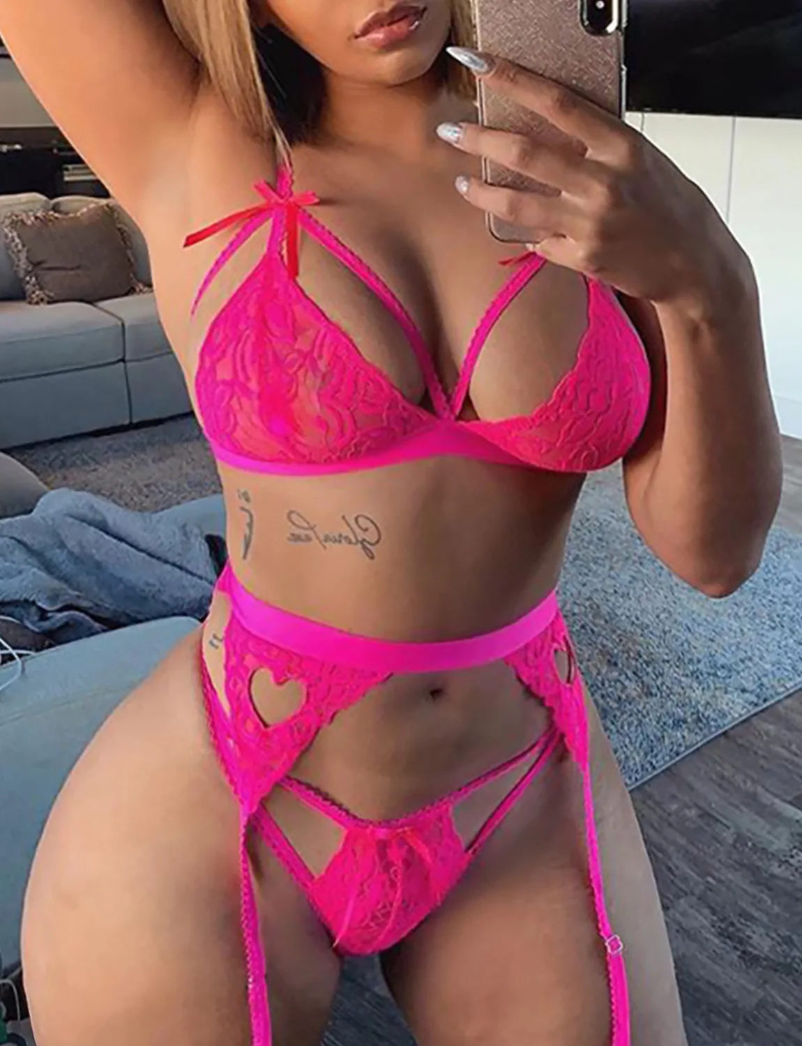 zzyup new summer erotic pink lace