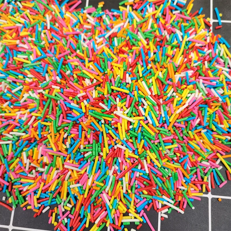 5kg Colored Sugar Needles Jimmy Sprinkles For Cake Cakes Decoration ...