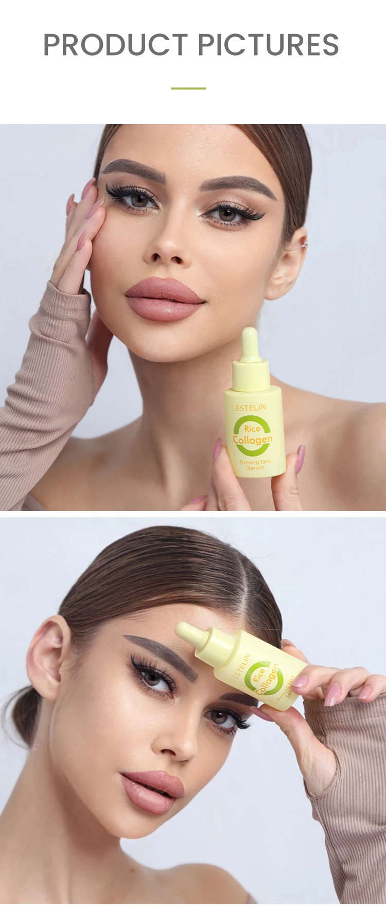 ESTELIN Skin Care Moisturizing Smoothing Reduce Fine Lines Firming Collagen Rice Serum 30ml