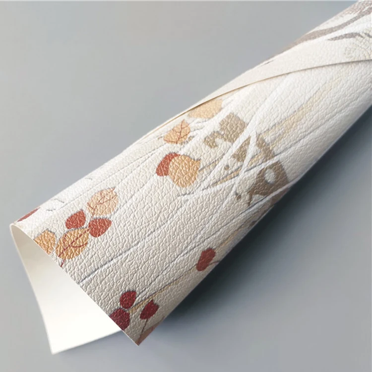 Easy Peel Wallpaper Printable Leather Texture Blank Wallpaper Inkjet ...