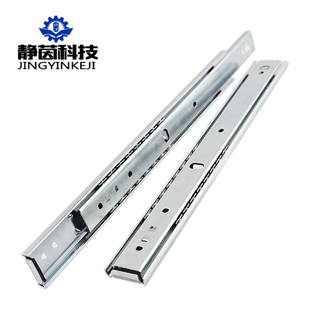 SRN36 Industrial Linear Slide Cabinet Drawer Guide Single Pull-Out Locking Track Premium Quality Slide for Efficient Storage