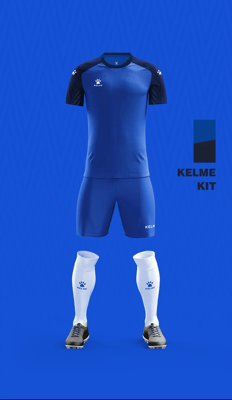 KELME Men's Football Uniform Custom Soccer Jerseys Men Tracksuit