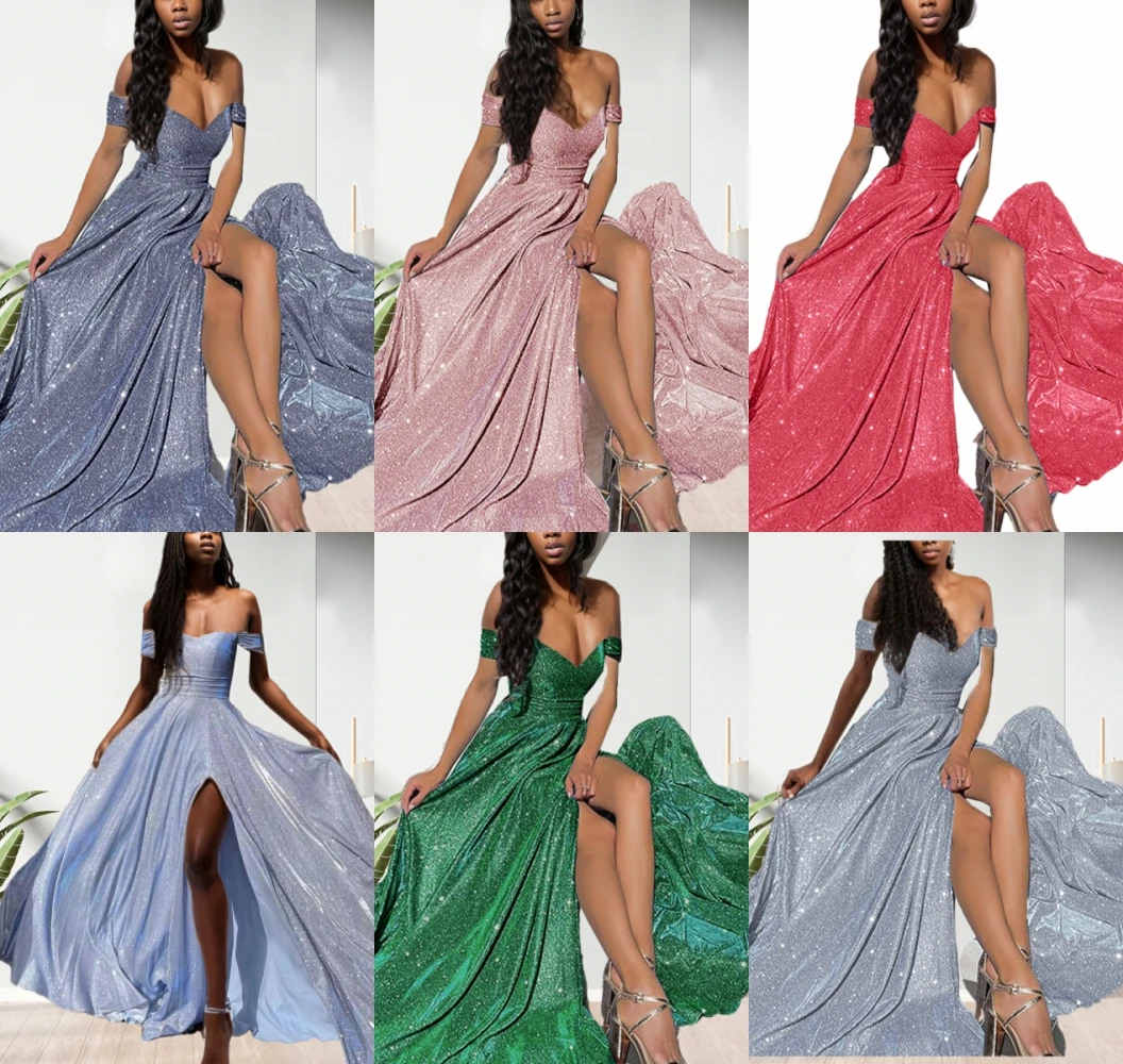 green emerald velvet dress Shim Blue Evening Dress