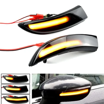 2pcs Dynamic LED Turn Signal Light Flowing Side Wing Rearview Mirror Indicator For Ford Fiesta Mk7 2008-2017 for Ford B-Max