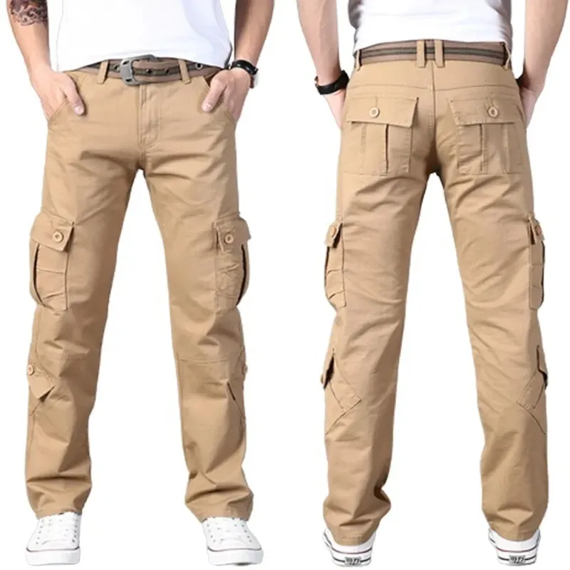 Oem/odm Factory Direct Custom Cargo Pants Men's 100% Cotton Multi ...