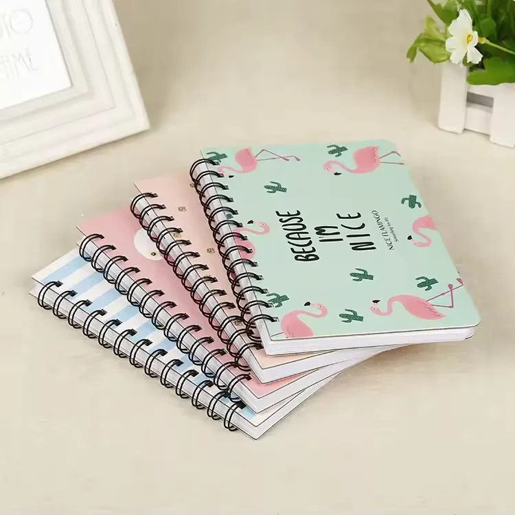 Factory Custom Soft Cover Notebook High Quality Journal Notebooks Custom Printing Spiral Notebook