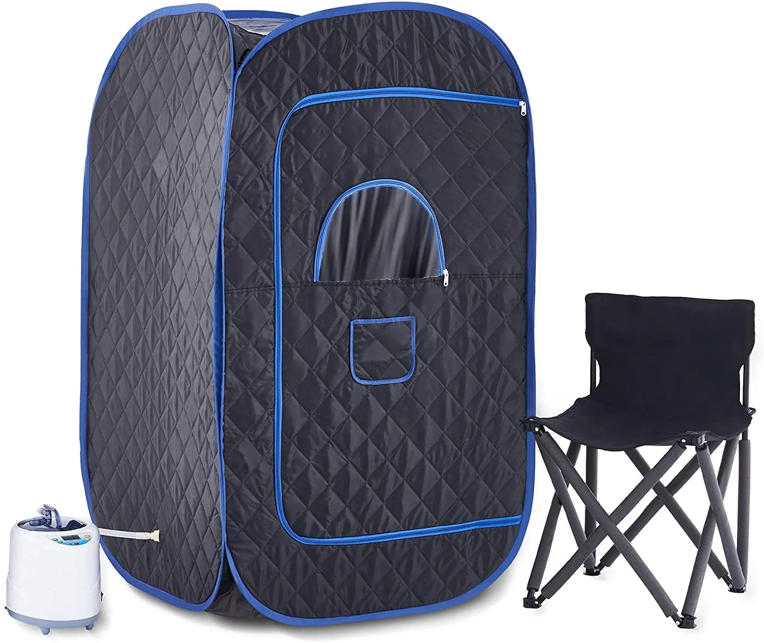 Portable Sauna For Home Office And Travel Home Sauna For Spa Dry And Steam  Sauna With Remote Control Steamer Tent - Buy Portable Sauna For Home Office  And Travel Home Sauna For