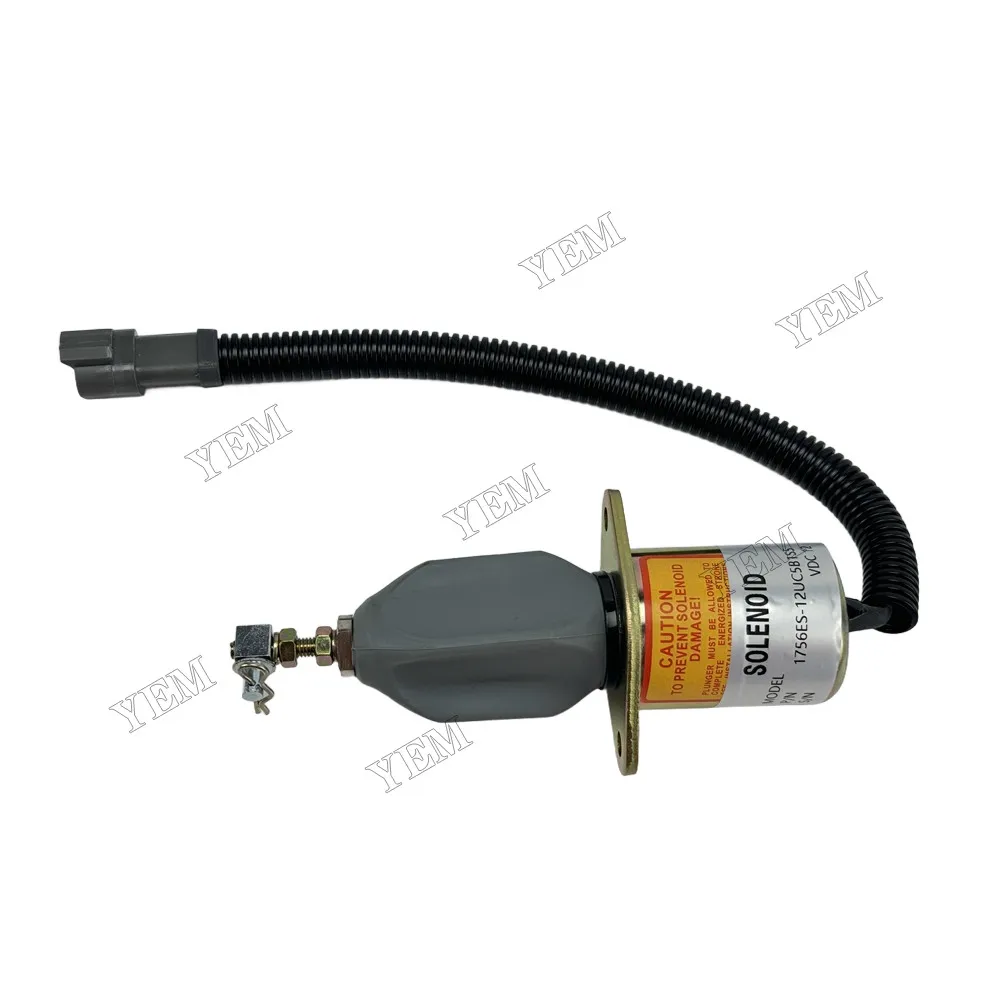 Stop Solenoid 1751E5-12A3UC12B15 Fit for Kubota V2003 Engine 5