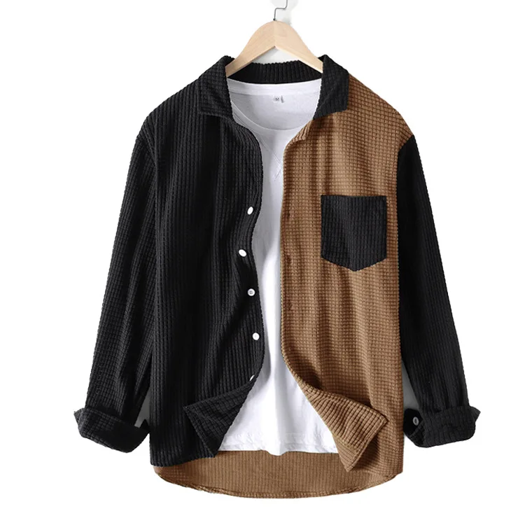 トップス Vintage corduroy top Amazon.com: Japanese Retro Casual Loose Long Sleeve Corduroy