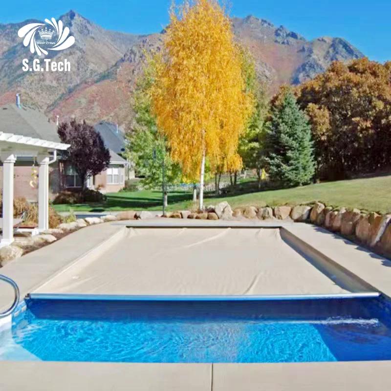 2026 customized size waterproof pvc track tarpaulin dustproof swimming pool cover vinyl tarps water crown-5