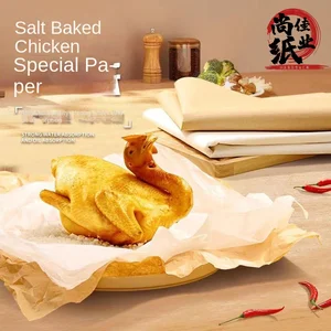 High Temperature Resistant Salt Baked Chicken Special Paper Breathable Strong Water Absorption Oil Bag Greaseproof Packaging