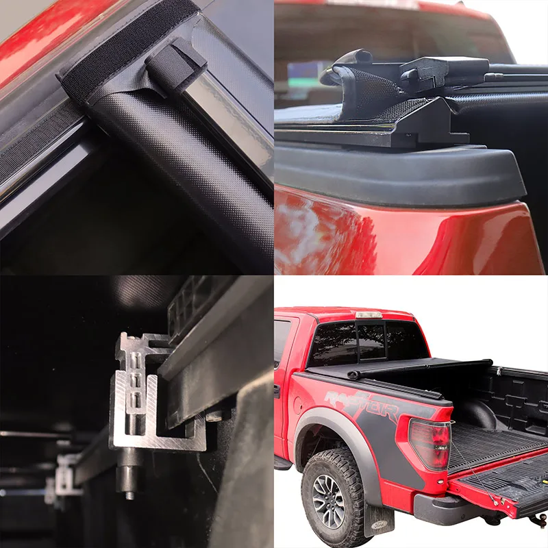 2015-2021 4x4 Pickup Retractable Aluminum Roller Lid Shutter Tonneau ...