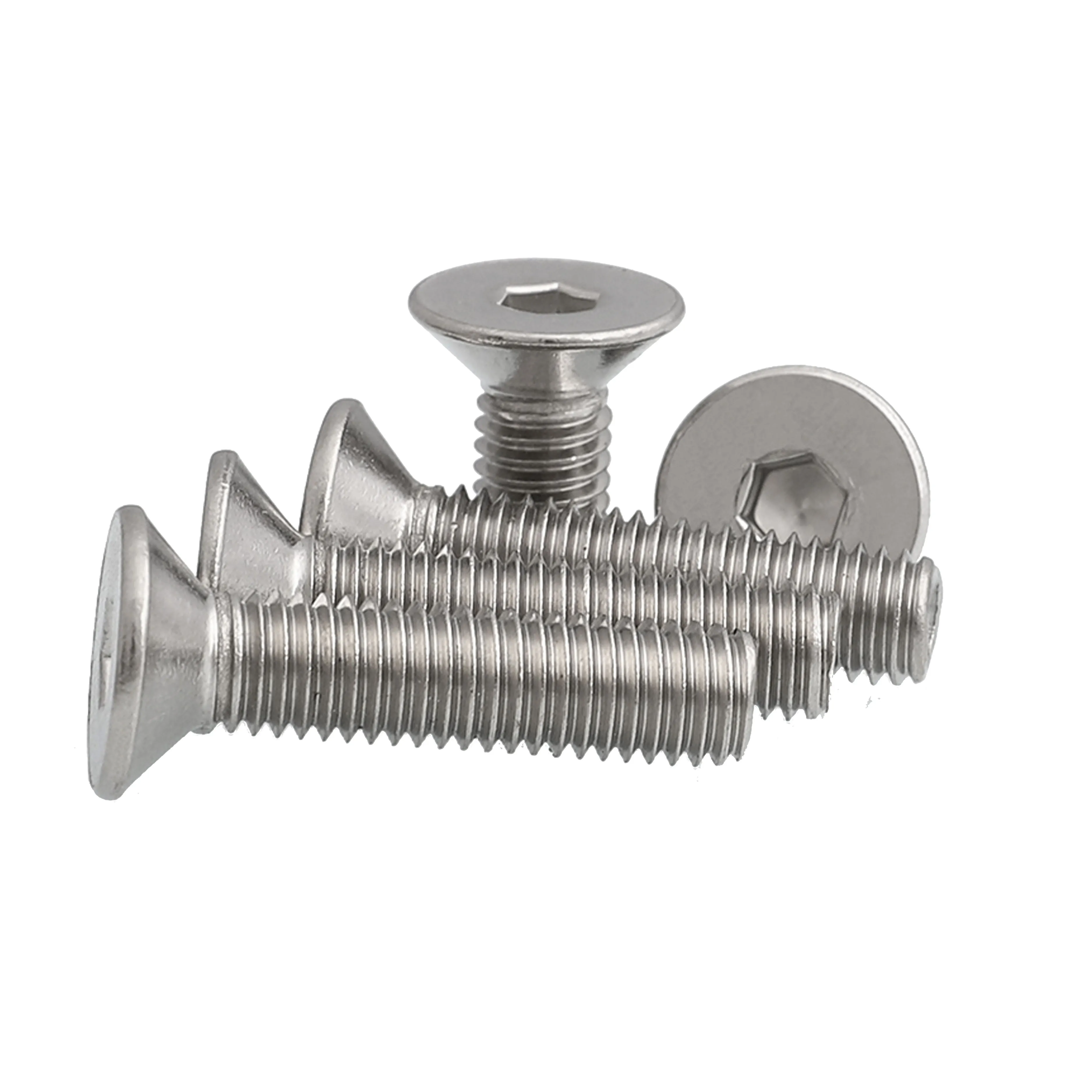 Viti A Brugola Testa Piatta DIN7991 Acciaio 10.9 &ndash; Da M2.5 A M6, Confezione Multipla