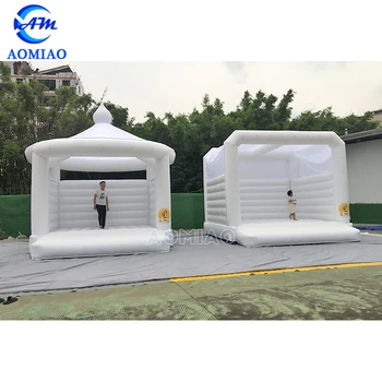Commercial White Wedding Bounce House Bouncy Castle Inflatable Play house Bouncing White Jumping Castle For Adults