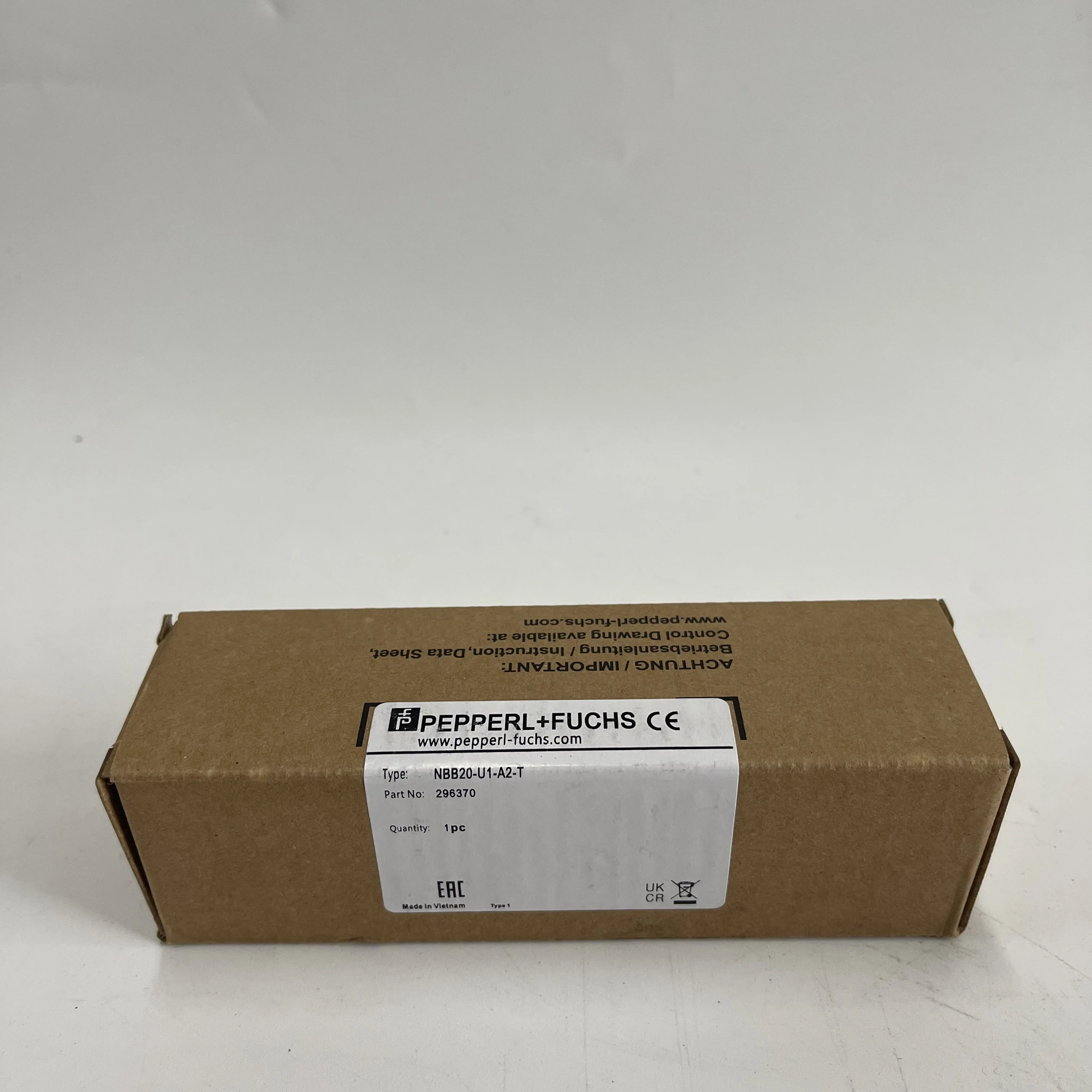 Pepperl+Fuchs Inductive Proximity Sensor NBB20-U1-A2-T