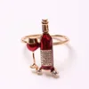 Wine bottle glass