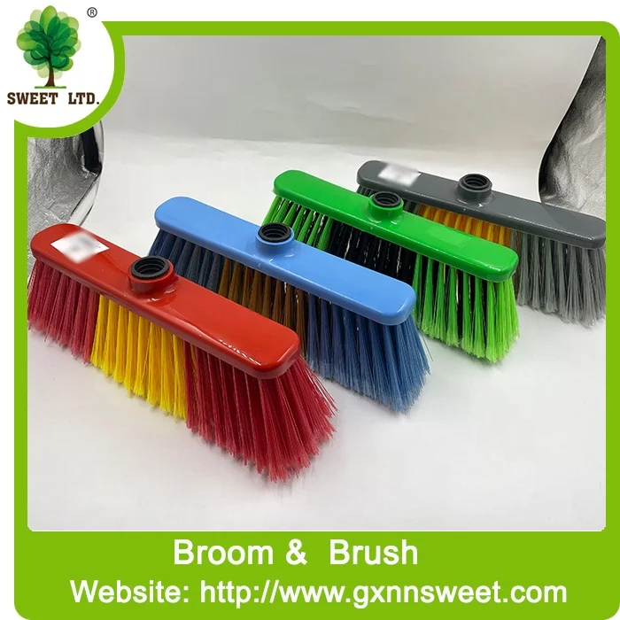 Balai En Paille De Maïs Naturel Avec Manche En Bois Détachable - Parfait Pour Nettoyer Intérieur Et Extérieur, Cour, Garage, Salon