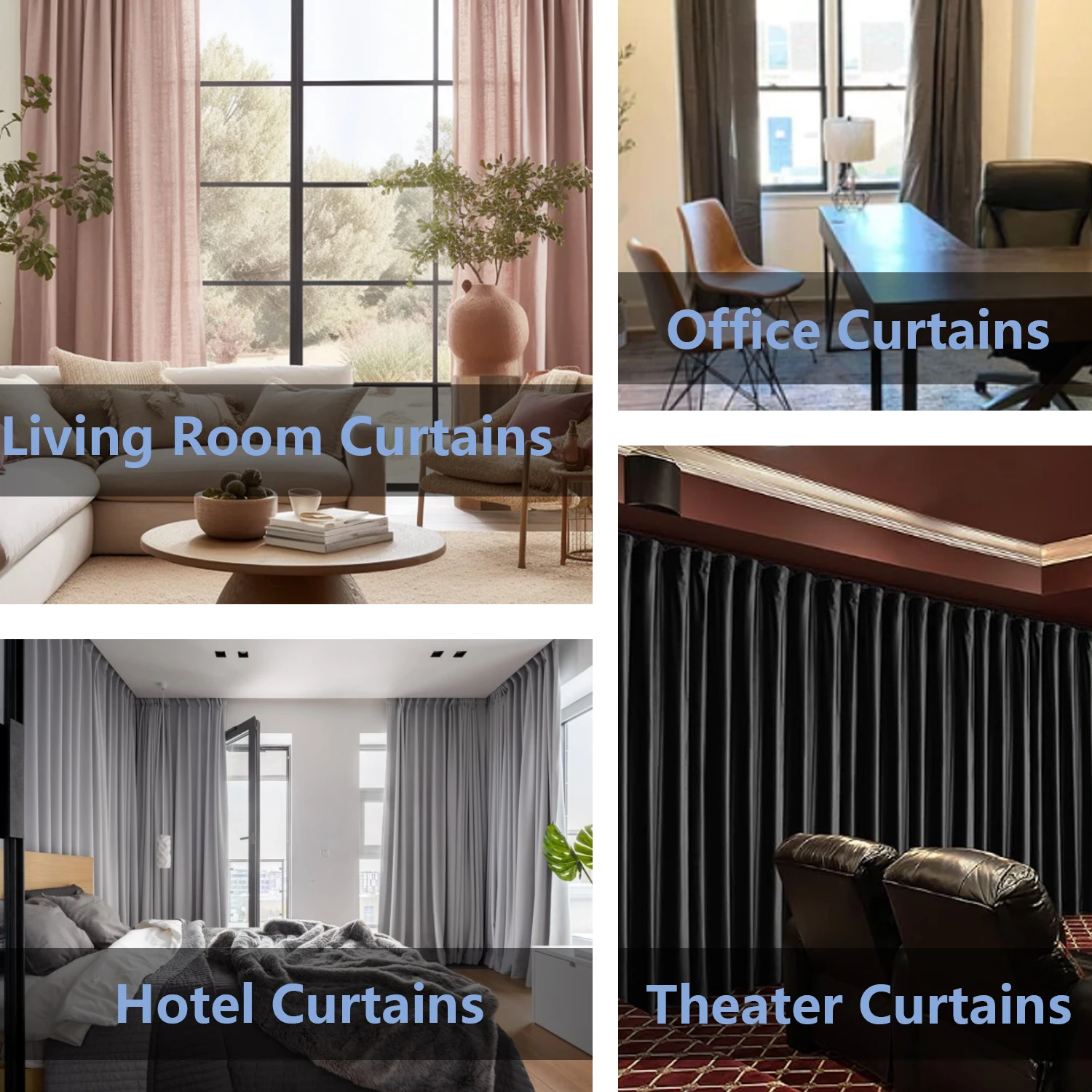 Curtains Simple Design Hotel Room Burgundy Red Grommet Privacy Door Red Blackout Curtains for Bedroom/Christmas Day