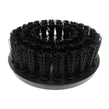 Bulk sale 5inch M14 Black Power Drill Clean Brush Scrubber Cleaning Scrub Brushes Kit For Grout Floor Tub