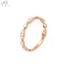 18K Solid Rose Gold