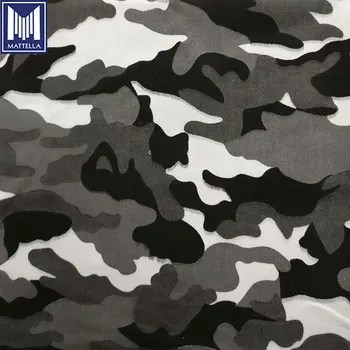 75 cotton 23 polyester 2 spandex stretch customized square camo camouflage printed denim embroidery fabric