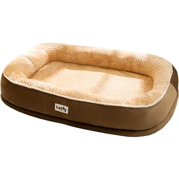 Small Dog Thickened Mattress Winter Warm Cotton Nest Bed with Removable Washable Feature Pet Sleeping Sofa Pet Products Supplies