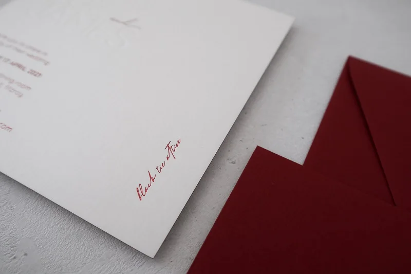 Elegant Square Marriage Wedding Invitation Card in Thick Paper