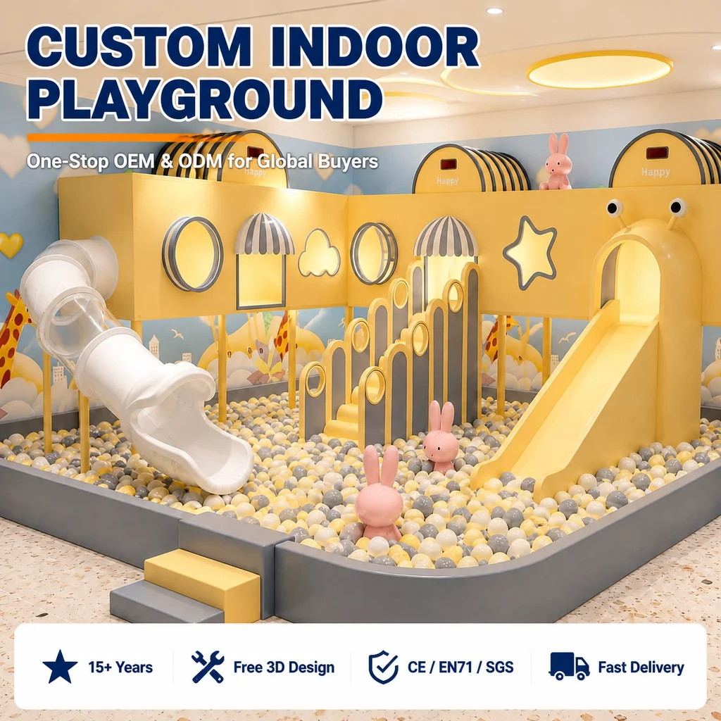 Indoor Kids Soft Play Naughty Castle Ball Pit Slide Climbing Wall CE CPC Certified for Shopping Mall Amusement Center OEM