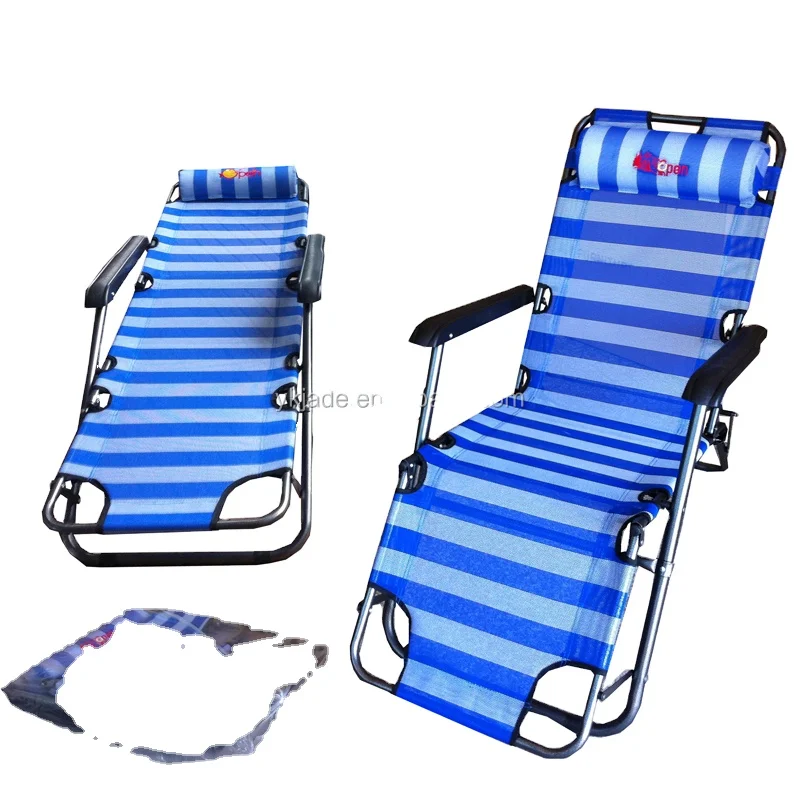 aluminum folding webbed lawn chair chaise lounge