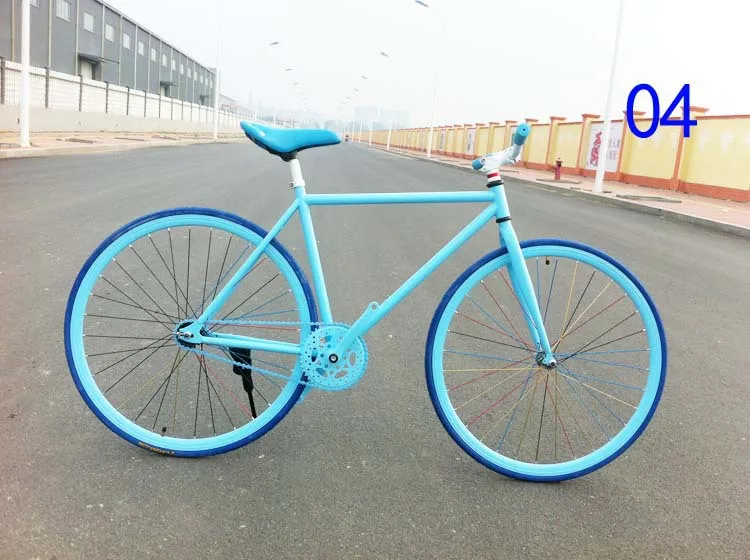 Cheap Classic Complete Frameset Fixed Gear Bikes Celt Integrated Wheelset Fixie Rear Wheel Bicycle Fixie Gear Bike