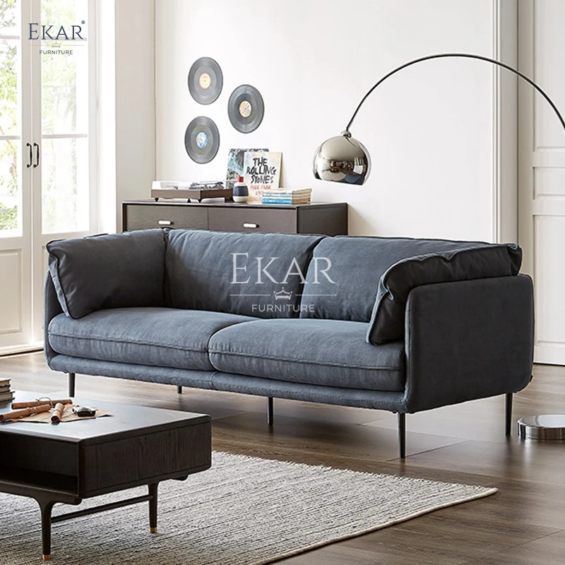 product new design ekar high density foam and oiled leather sofa-63