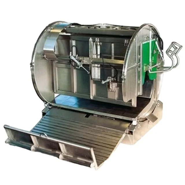 High-efficiency automatic slaughtering machine for halal cattle farms