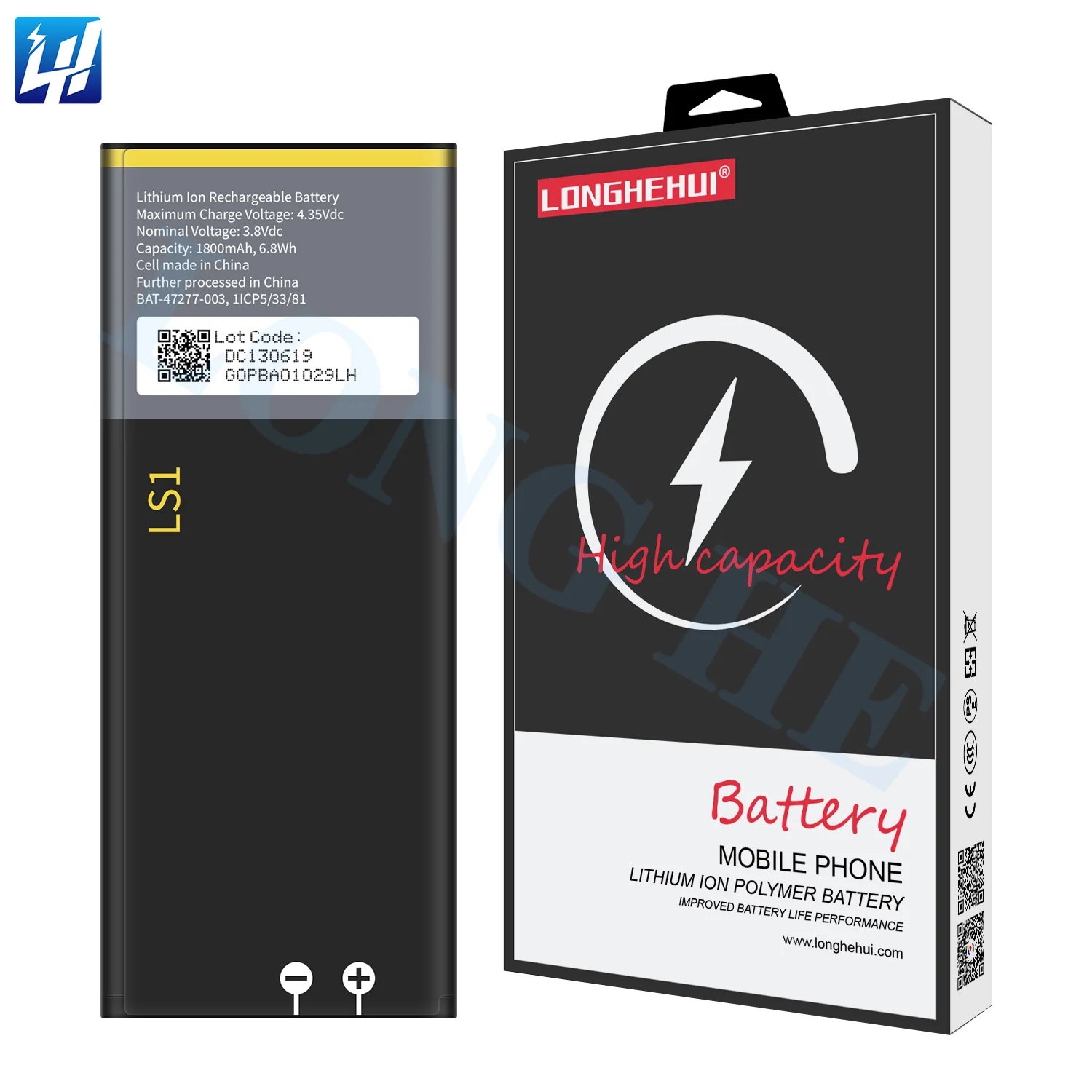 Z10 STL100 OEM Mobile Phone Battery for Blackberry LS1
