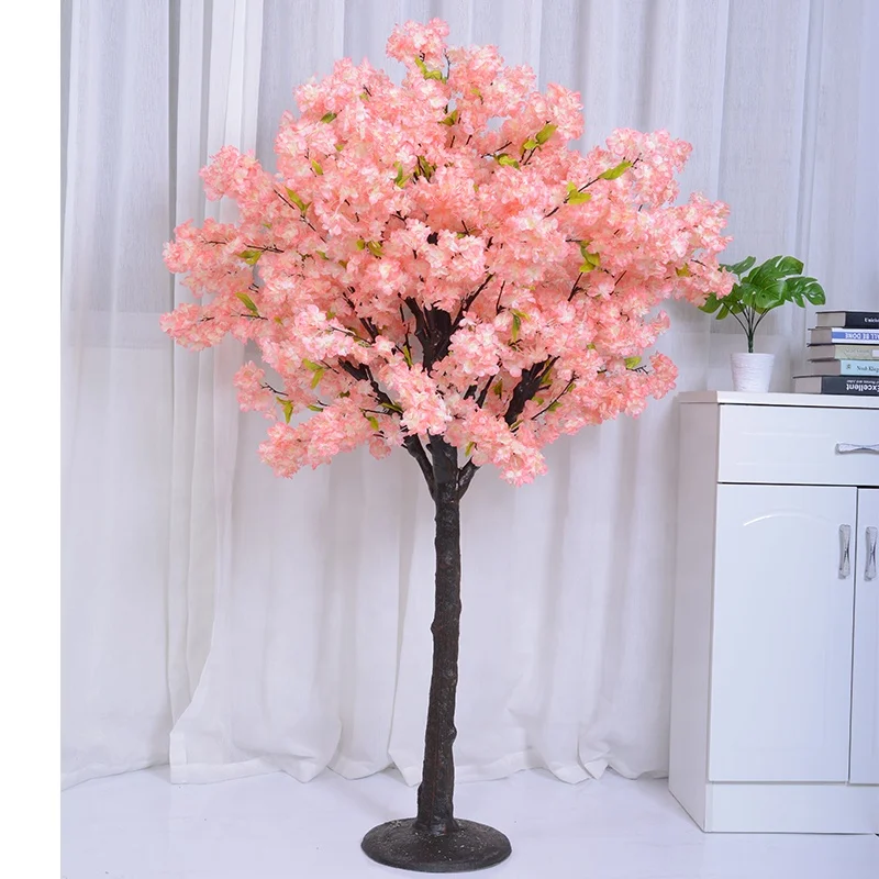 sunhillsgrace home decor miniature multicolour tree cherry tree artificial  flower tree decoration mini love tree