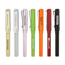 Wholesale Good Quality Stationery Office Use Personal Logo Customized Colored 0. 5mm Ink Plastic Gel Pen