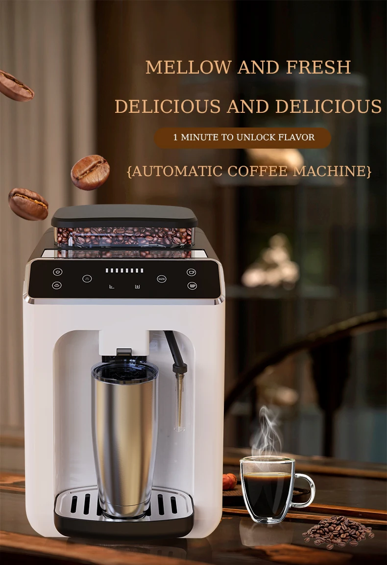 Fully Automatic Espresso Commercial One Touch Coffee Machine With
