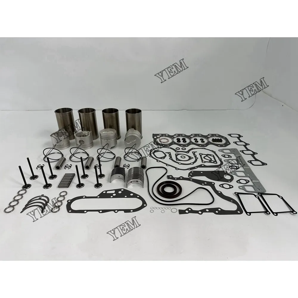 Overhaul Gasket Kit With Cylinder Gaskets Piston Rings Liner Bearing Valves Fit for Toyota 3B Diesel Machinery Engine Parts