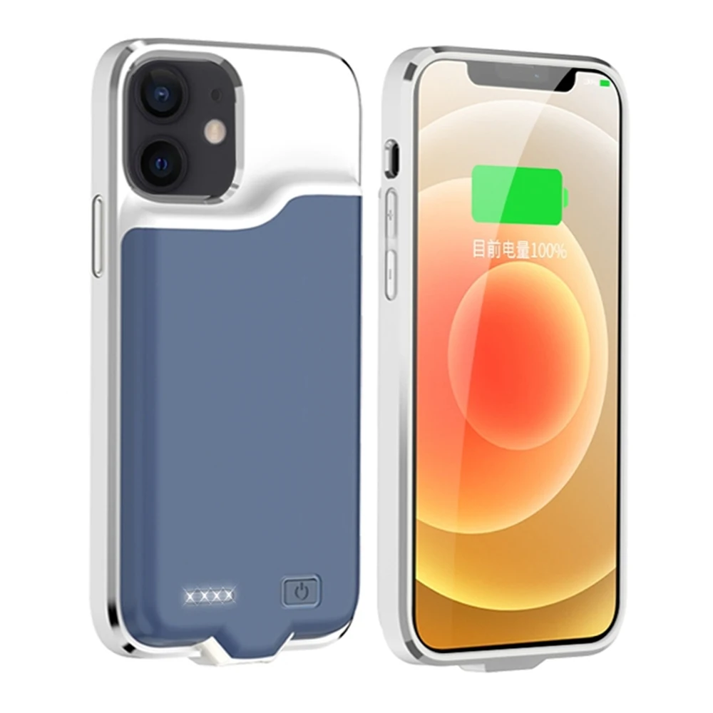 10000mah for iphone 12 Mini 12 Pro Max Battery Case Thin Smart Charger  Cover Power Bank for iphone 12 Pro Max Battery Case