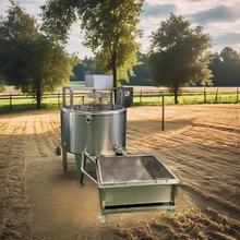 September High-Tech Cheese Fermentation Vat with Advanced Control for Blue Cheeses like Roquefort,Gorgonzola,and Stilton 300L