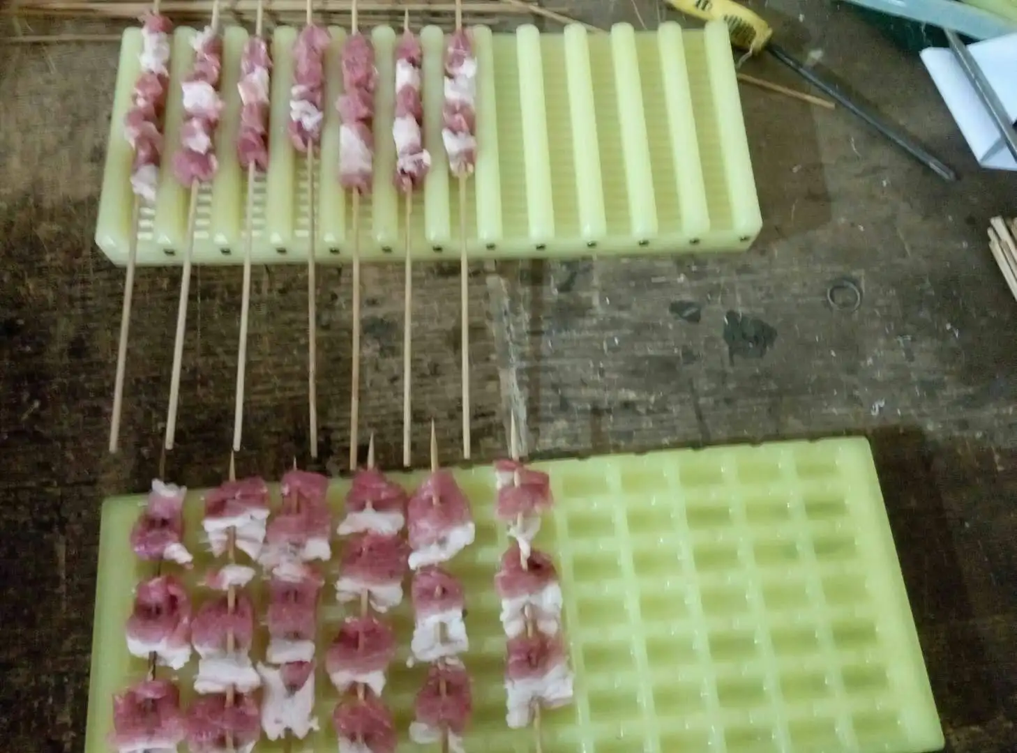 Automatic Satay Meat Skewer Cooking Machine