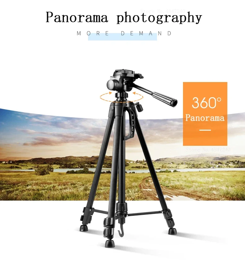 Weifeng WT-3560 Tripod - Lightweight & Adjustable Camera Stand