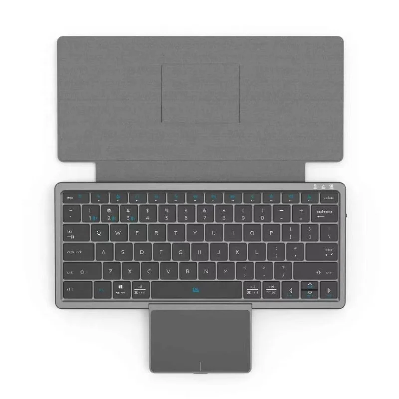 High Quality Customization 78Keys 3 BT Channels Portable Fashion Blue Tooth Wireless Keyboard for Multi System Ipad Tablet Pc