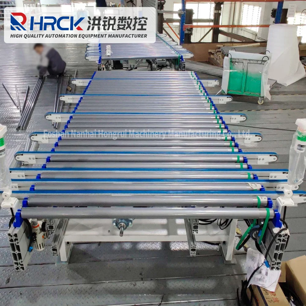 Hongrui has a reasonable price and can customize the power drum conveyor, translation machine, and drum conveyor