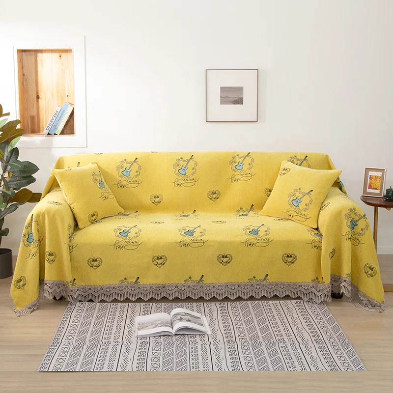 Factory Hot Sale Polyester Sofa Towel Full Cover Cloth Universal Sofas
