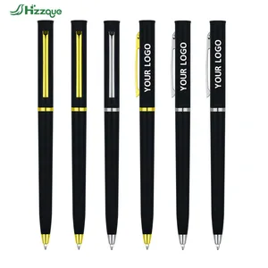 Custom Logo Click Pen Fashion-Forward Plastic Ballpoint Pen for Schools & Hotels 1.0mm Writing Width for Promotion Gifts