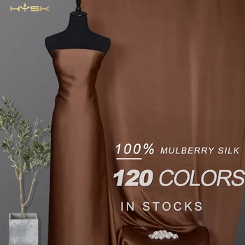 Hysk 100% Natural Heavy Original Silk Satin Fabric 19mm China