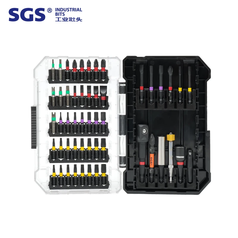 MOYOTEC Paris 52-Piece Screwdriver Bit Set With Tough Case, S2 Steel Sets with Magnetic Drive Guide,