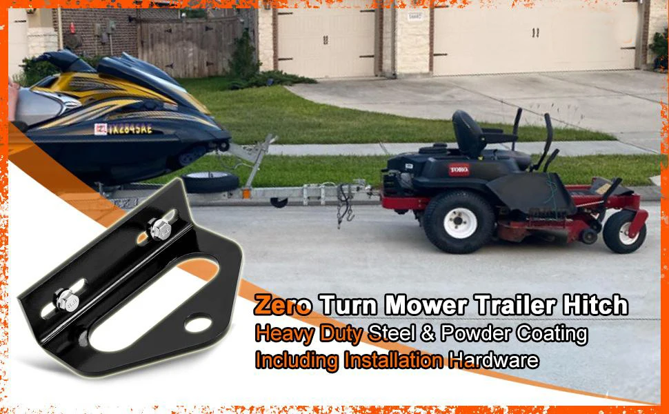 Trailer hitch for cub cadet zero turn discount mower